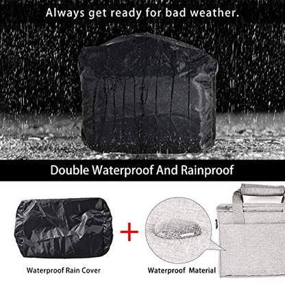FOSOTO Camera Bag Case with Waterproof Rain Cover Compatible for Nikon D3500 D5600 D7500 D610 Canon EOS 4000D 2000D SL3 T7 M50 M6 SX530 Fujifilm X - T20,Grey - FOSOTOFOSOTO Camera Bag Case with Waterproof Rain Cover Compatible for Nikon D3500 D5600 D7500 D610 Canon EOS 4000D 2000D SL3 T7 M50 M6 SX530 Fujifilm X - T20,Grey