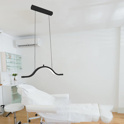 Fosoto 45W Ceiling-Mounted Retractable LED Beauty Light with Wireless Remote, Shadow-Free Lighting for Lash & Facial Professionals