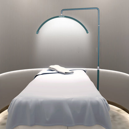 FOSOTO FT - Y9 28 Inch Led Lash Light Photography Video Half Moon Ring Light With Phone Clip For Tattoo Beauty Salon Eyelash Nail - FOSOTOFOSOTO FT - Y9 28 Inch Led Lash Light Photography Video Half Moon Ring Light With Phone Clip For Tattoo Beauty Salon Eyelash Nail