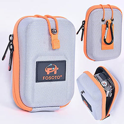 FOSOTO Carrying & Protective Digital Camera Case for Olympus Tough TG - 6 Panasonic Lumix ZS50 ZS60S DC - ZS70K ZS25 ZS7 ZS200 ZS100 ZS10 Fujifilm FinePix XP130 (Grey) - FOSOTOFOSOTO Carrying & Protective Digital Camera Case for Olympus Tough TG - 6 Panasonic Lumix ZS50 ZS60S DC - ZS70K ZS25 ZS7 ZS200 ZS100 ZS10 Fujifilm FinePix XP130 (Grey)