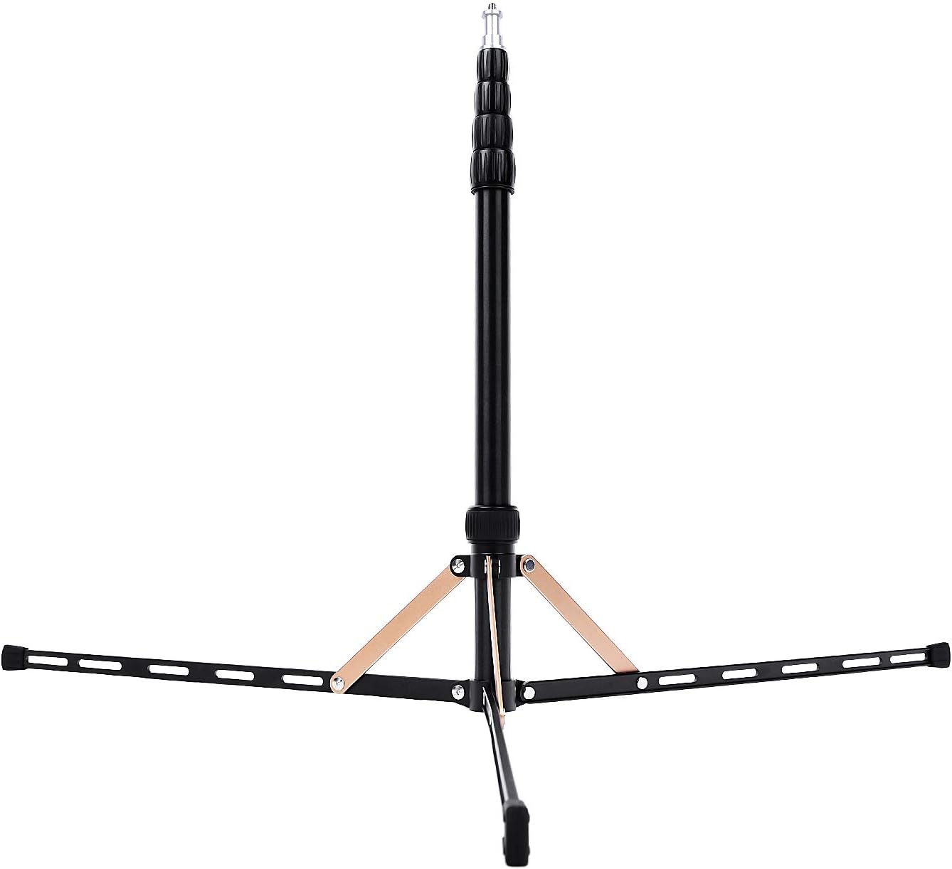 FOSOTO FT-190B 87in Aluminum Alloy Photography LED Light Tripod Stand for Photo Studio Ring Photographic Light, DSLR Cameras, Softbox, Umbrella, Flash, Portrait Shooting Lighting Stand