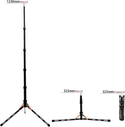 FOSOTO 48in/123cm Mini Portable Light Tripod