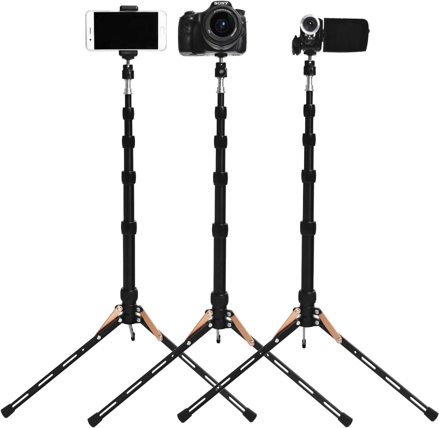 FOSOTO 48in/123cm Mini Portable Light Tripod