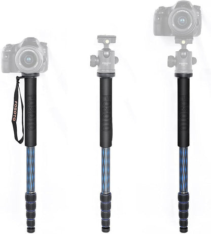 FOSOTO 65 inches Portable Carbon Fiber Monopod