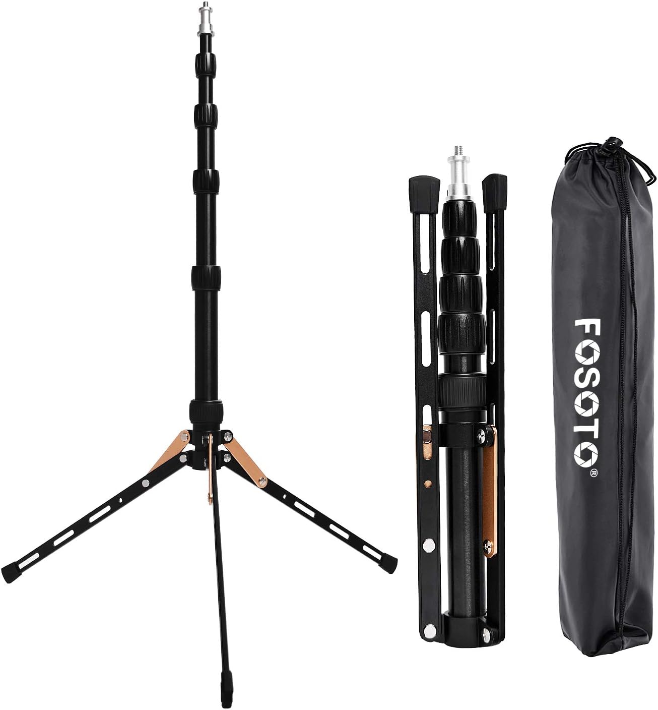 FOSOTO 48in/123cm Mini Portable Light Tripod