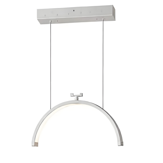 Fosoto 1.8M 45W Ceiling-Mounted Retractable LED Beauty Half Moon Light for Lash & Facial