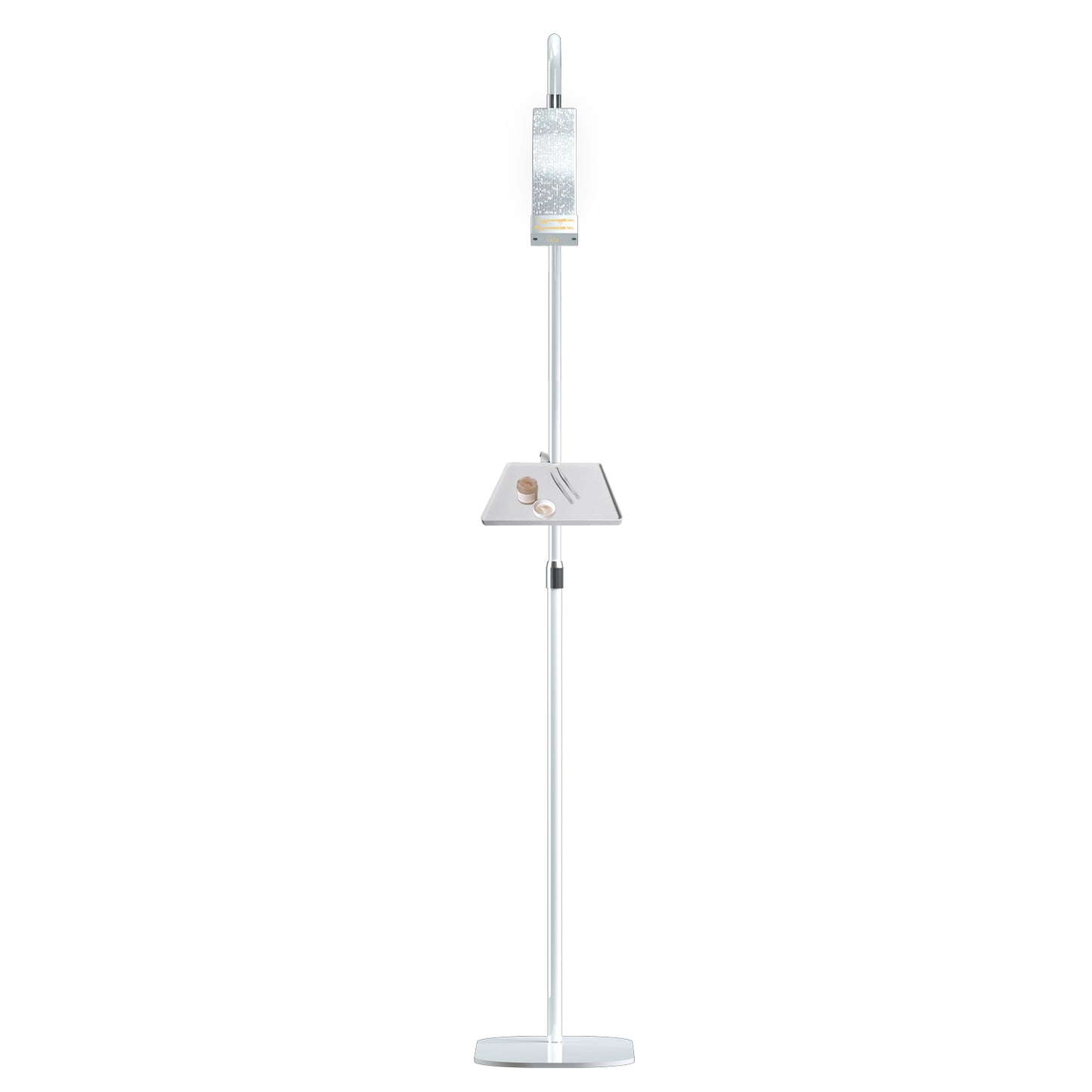Fosoto 28inch Remote control Design Half-Moon lamp  Adjustable Cold & Warm Lighting with tray for Lash Facial Makeup Skincare