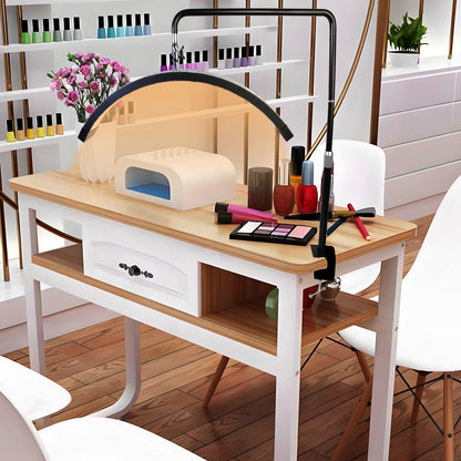 FOSOTO FT-Y11A 40W Multi-directional Led Nail Lamp Desktop Arch Ring Led Lights Manicure Lamp Nail Art Light for Tattoo Beauty Salon