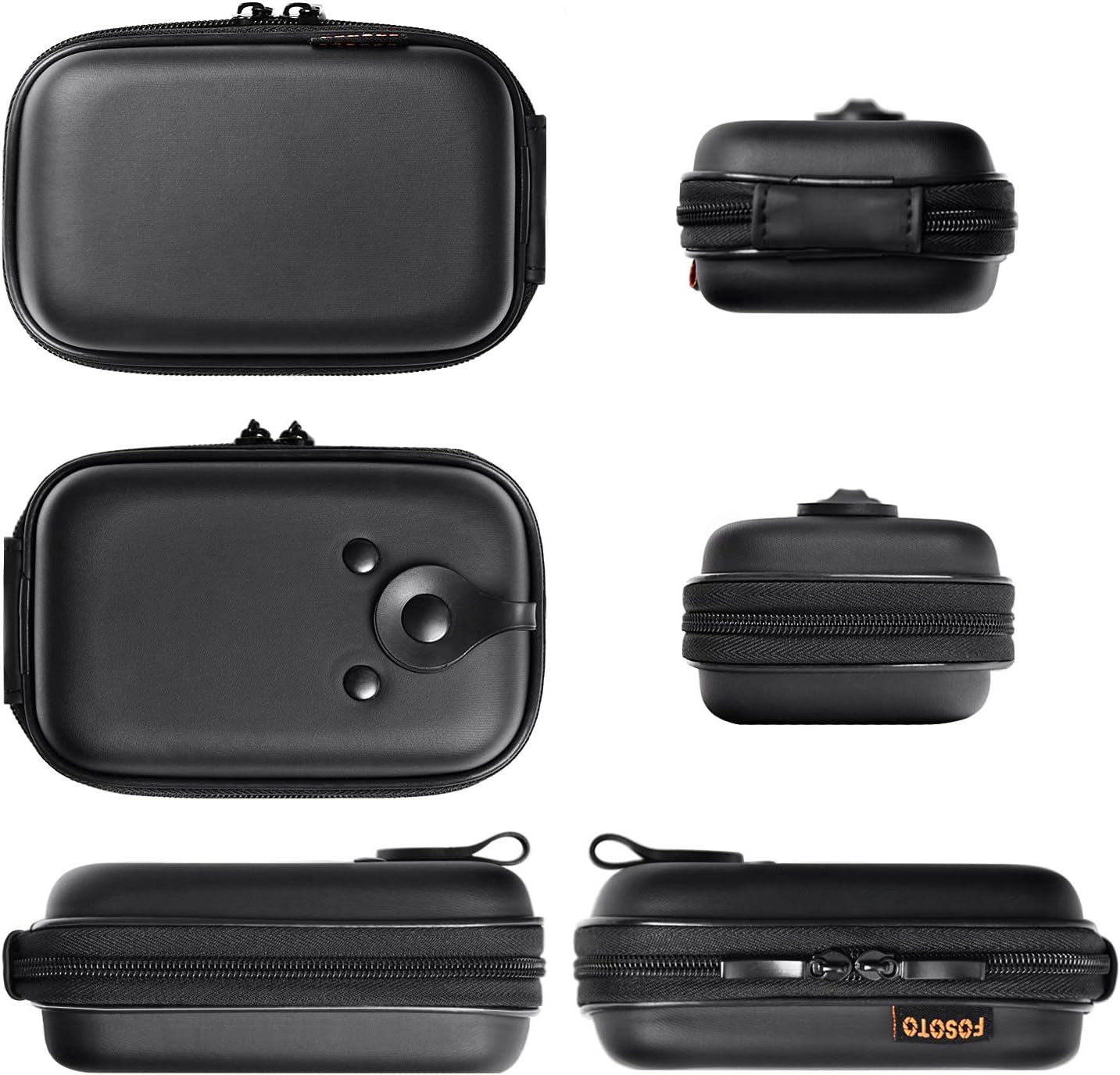Shockproof Compact Digital Camera Case Bag Compatible for Sony W800 W830 WX500, Canon PowerShot SX620 HS G9 X, Nikon Coolpix A10 S6800, Panasonic Lumix DMC TZ8 ZS20 ZS7-by FOSOTO