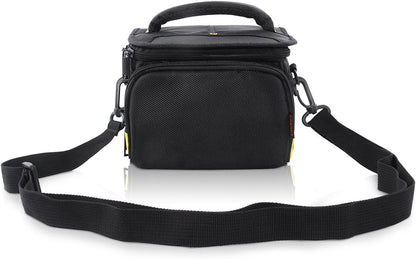 FOSOTO Waterproof (with Rain Cover) Camera Case Bag Compatible for Nikon Coolpix L340 B500 L330 L840 L830 L820 L620, Canon PowerShot SX410 SX420 SX530 M5 M100,Fujifilm XT20,Sony Alpha a6000 A6300 Nex7