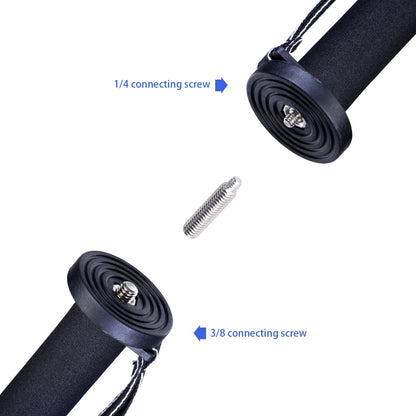FOSOTO 65-inch Aluminium Camera Unipod Monopod with Base