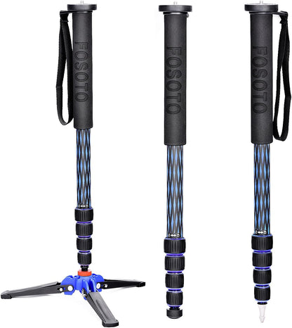 FOSOTO 65 inches Portable Carbon Fiber Monopod