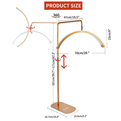 FOSOTO FT-Y16 Multifunctional Beauty Fill Light with remote | Ideal for Makeup, Live Streaming & Photography