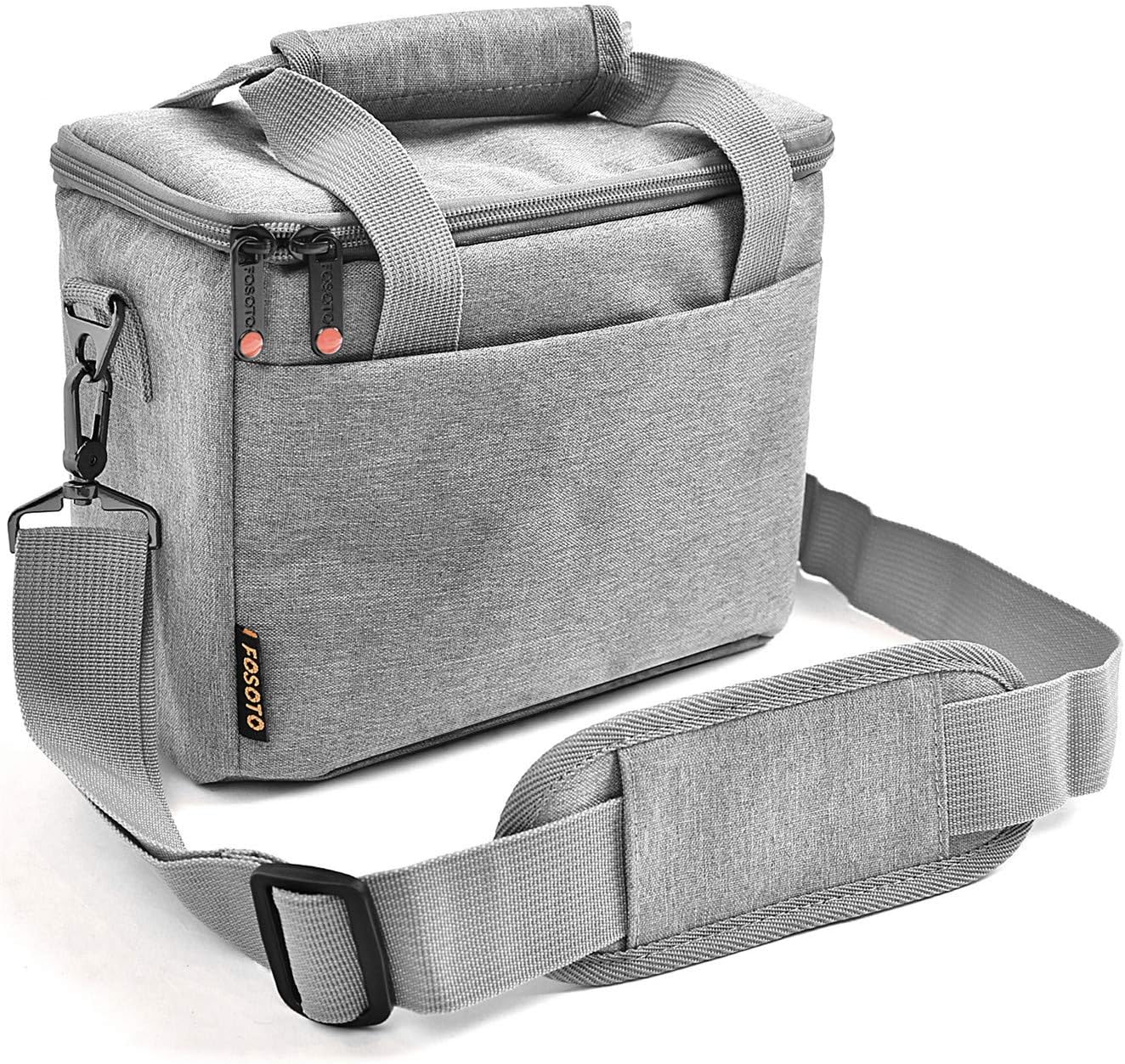 FOSOTO - Funda para cámara con funda impermeable y resistente a la lluvia, compatible con Nikon D3500, D5600, D7500, D610, Canon EOS 4000D, 2000D, SL3, T7, M50, M6, SX530, Fujifilm X-T20, color gris 