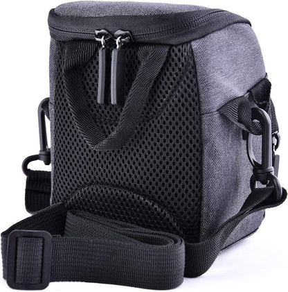 FOSOTO Camera Bag Shoulder Bags Case with Strap Compatible for Canon EOS G7X VIXIA HF R700 R800 Camcorder,Panasonic Lumix DMC-TZ90 TZ80 TZ70 LX100 ZS100 GX7,Sony Nex-7 A6300,Nikon L340 L31 J5,Fujifil