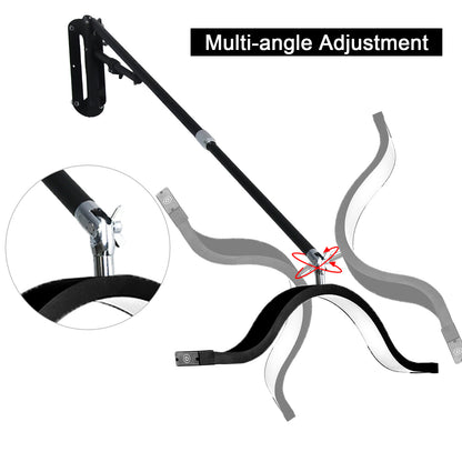 FOSOTO FT - 19 Wall Mount Half Moon Lamp Photograph Fill Light LED Ceiling Light for Barbershop Eyelashes Nail Tattoo Beauty Salon - FOSOTOFOSOTO FT - 19 Wall Mount Half Moon Lamp Photograph Fill Light LED Ceiling Light for Barbershop Eyelashes Nail Tattoo Beauty Salon