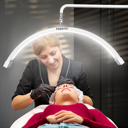Fosoto Multifunctional Half Moon Lamp Video Ring Lash Light For Beauty Facials Salon Tatoo Live Stream Photography Photo TikTok - FOSOTOFosoto Multifunctional Half Moon Lamp Video Ring Lash Light For Beauty Facials Salon Tatoo Live Stream Photography Photo TikTok