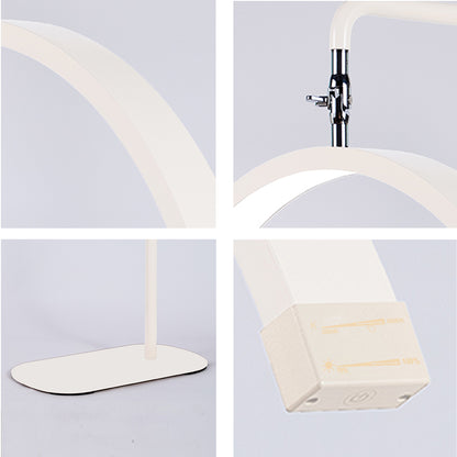 Fosoto Multifunctional Half Moon Lamp Video Ring Lash Light For Beauty Facials Salon Tatoo Live Stream Photography Photo TikTok