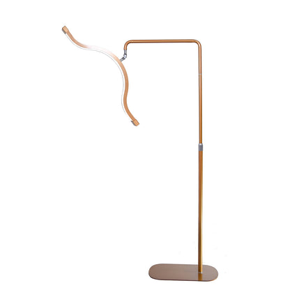 FOSOTO FT-Y17 29INCH Diamond LED Half-Moon Lamp – Adjustable Multi-Angle Light for Beauty, Lash, Tattoo & Live Streaming