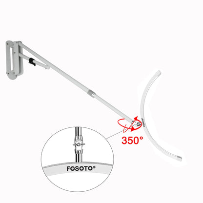 Fosoto 24inch U - shaped Vedio Wall Mounted Half - Moon light Fill light With Diamond For Beauty Salon Lashes Barbershop Nail - FOSOTOFosoto 24inch U - shaped Vedio Wall Mounted Half - Moon light Fill light With Diamond For Beauty Salon Lashes Barbershop Nail