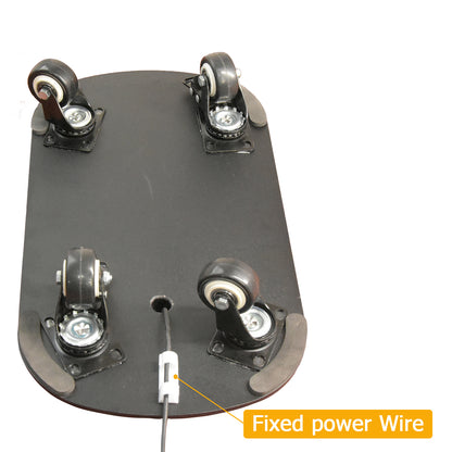 Freely Movable Metal Pulley Shadowless Rotating Lamp Stand Floor Wheels For Half Moon Lamp Chassis wheels - FOSOTOFreely Movable Metal Pulley Shadowless Rotating Lamp Stand Floor Wheels For Half Moon Lamp Chassis wheels
