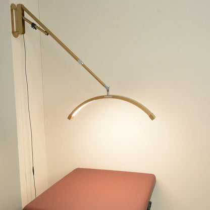 FOSOTO 24-Inch Wall-Mounted U-Shaped Half-Moon LED Fill Light with Diamond Design – Adjustable Beauty Light for Lash Extensions, Nail Techs, Barbershops & Salons