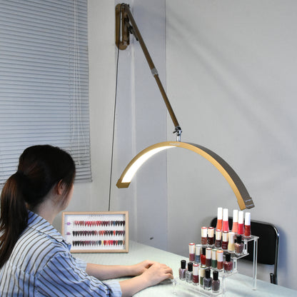 Fosoto Dimmable LED Video Light wall mount half moon light 3200K - 5600K Fill light for Beauty Salon Makeup Nail Barbershop - FOSOTOFosoto Dimmable LED Video Light wall mount half moon light 3200K - 5600K Fill light for Beauty Salon Makeup Nail Barbershop