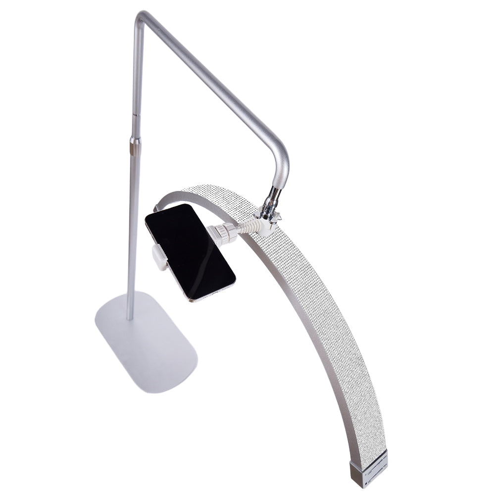 FOSOTO FT-Y9 LED Half-Moon Beauty Light with Rhinestones – Lash, Tattoo & Makeup Fill Lamp