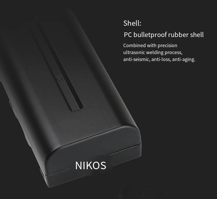 Fosoto FB-NP-F550 Battery Universal Smart Quick Rechargeable Battery For Ring Light lithium-ion Rechargeable Battery+Charger