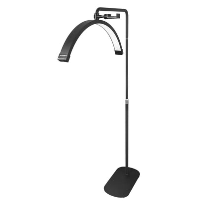 FOSOTO FT-Y9 28 Inch Led Lash Light Photography Video Half Moon Ring Light With Phone Clip For Tattoo Beauty Salon Eyelash Nail