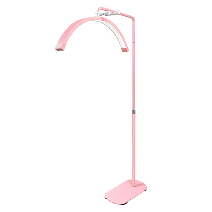 FOSOTO FT - Y9 28 Inch Led Lash Light Photography Video Half Moon Ring Light With Phone Clip For Tattoo Beauty Salon Eyelash Nail - FOSOTOFOSOTO FT - Y9 28 Inch Led Lash Light Photography Video Half Moon Ring Light With Phone Clip For Tattoo Beauty Salon Eyelash Nail