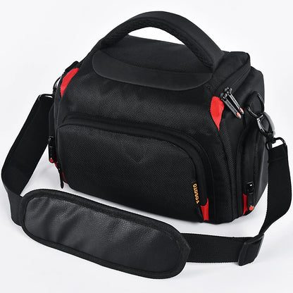 FOSOTO DSLR Camera Shoulder Bag Case Compatible for Canon EOS Rebel T7 T6 4000D 80D 90D 6D Mark II,Nikon D3500 D3400 D5600 D60 D750,Sony SLR and Lenses (Large) - FOSOTOFOSOTO DSLR Camera Shoulder Bag Case Compatible for Canon EOS Rebel T7 T6 4000D 80D 90D 6D Mark II,Nikon D3500 D3400 D5600 D60 D750,Sony SLR and Lenses (Large)