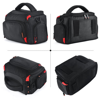 FOSOTO DSLR Camera Shoulder Bag Case Compatible for Canon EOS Rebel T7 T6 4000D 80D 90D 6D Mark II,Nikon D3500 D3400 D5600 D60 D750,Sony SLR and Lenses (Large) - FOSOTOFOSOTO DSLR Camera Shoulder Bag Case Compatible for Canon EOS Rebel T7 T6 4000D 80D 90D 6D Mark II,Nikon D3500 D3400 D5600 D60 D750,Sony SLR and Lenses (Large)