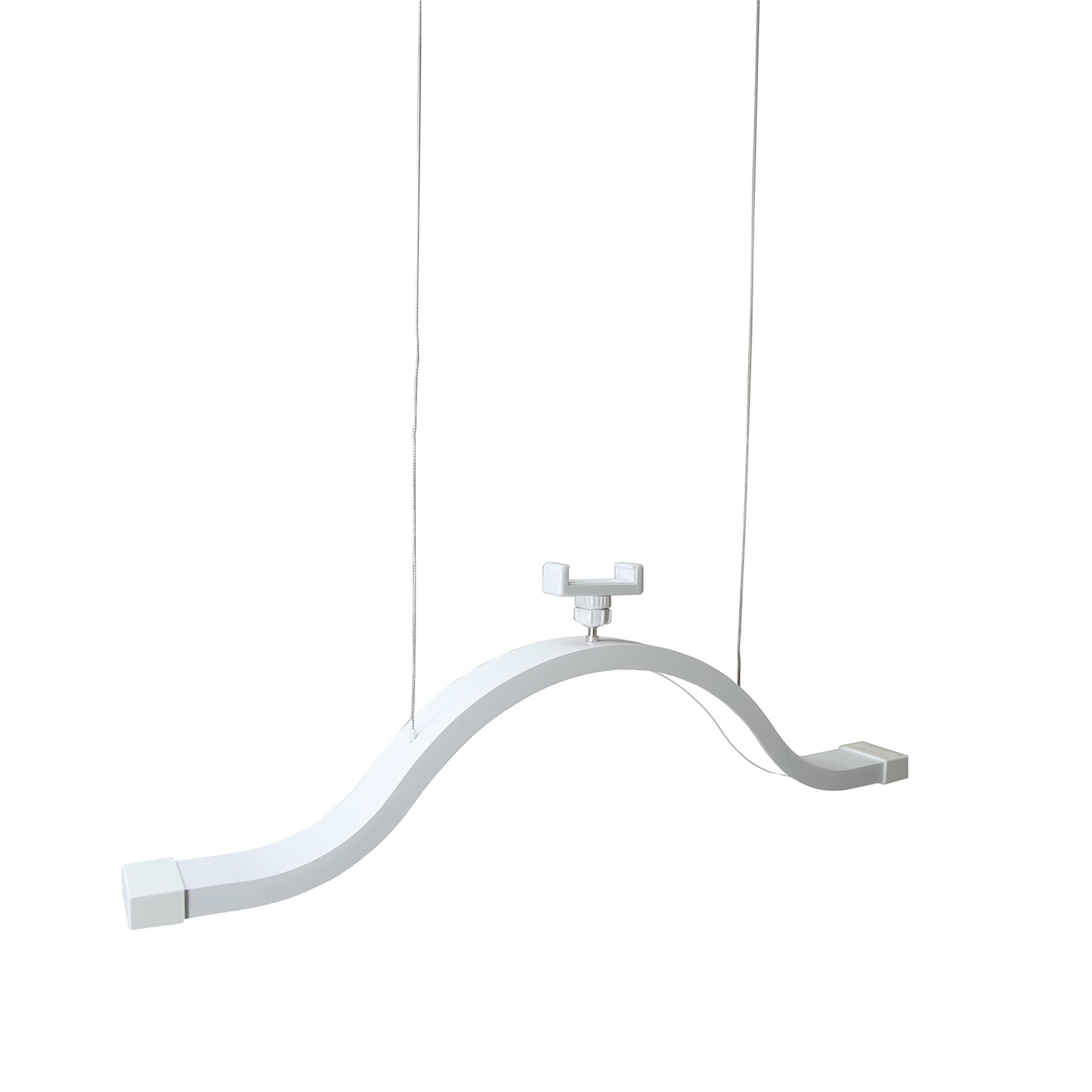 Fosoto 45W Ceiling-Mounted Retractable LED Beauty Light with Wireless Remote, Shadow-Free Lighting for Lash & Facial Professionals