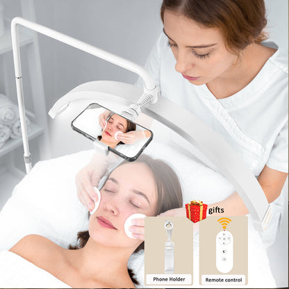Fosoto Y9 Floor LED Eyelash Half-moon Shaped Fill Light with Remote control &Tray