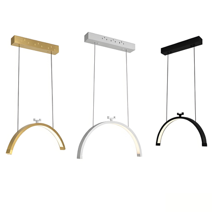 Fosoto 1.8M 45W Ceiling-Mounted Retractable LED Beauty Half Moon Light for Lash & Facial