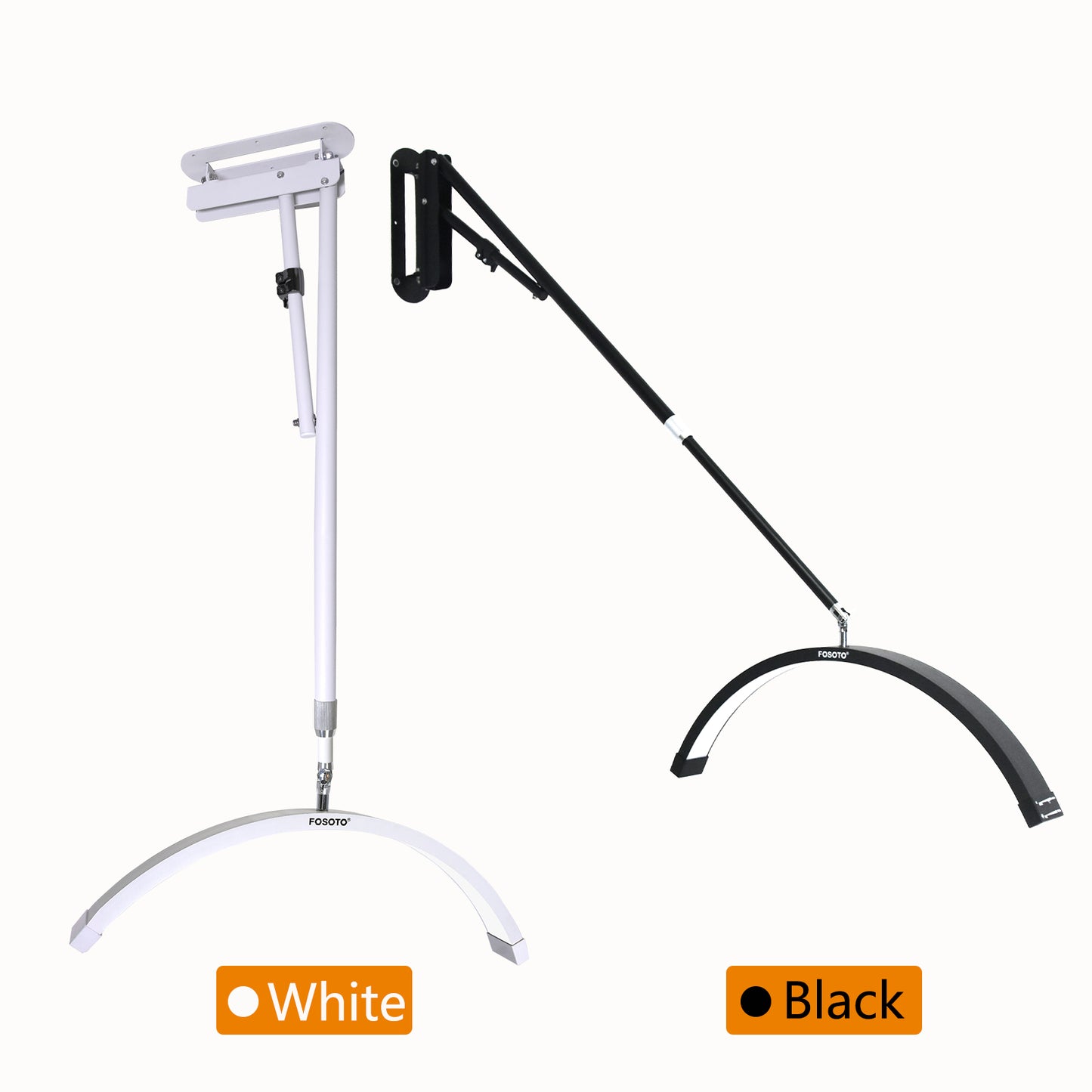 Fosoto Multi-directional U-shaped LED Wall Mounted Half Moon lamp Beauty Salon Supplement Light For Lashes Beauty Tattoo Nail