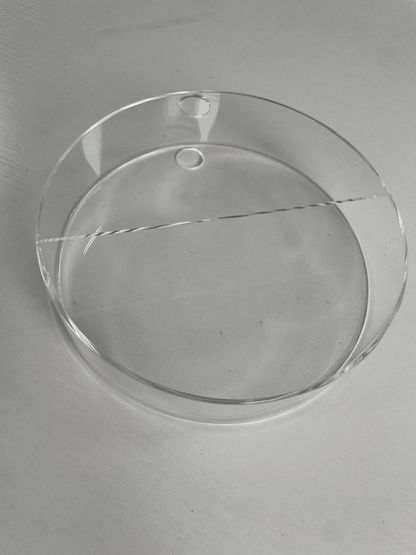 Transparent Storage Large Capacity Requires High Quality Tray For Half Moon Lamp Beauty Floor Lamp Tray Fosoto