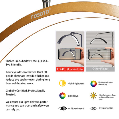 FOSOTO FT-Y9 Half-Moon LED Lash Light