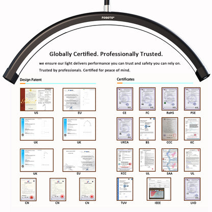 FOSOTO FT-Y9 Half-Moon LED Lash Light