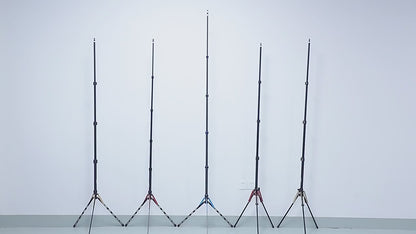 FOSOTO 75in gold Fold Tripod Light Stand