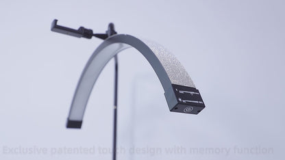 Fosoto Y9 Floor LED Eyelash Half-moon Shaped Fill Light with Remote control &Tray