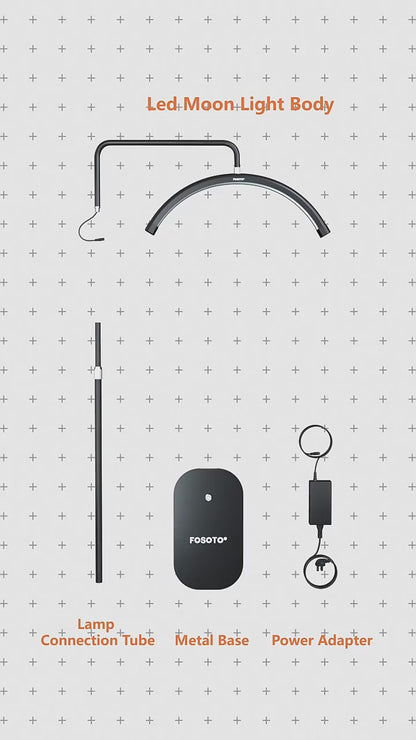 Fosoto FT-Y8II Half Moon Salon Lamp