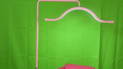 Fosoto Y13 Floor lashes Lamp  45W 29INCH LED Cloud Half Moon Light for Makeup, Lash, Photography & Live Streaming