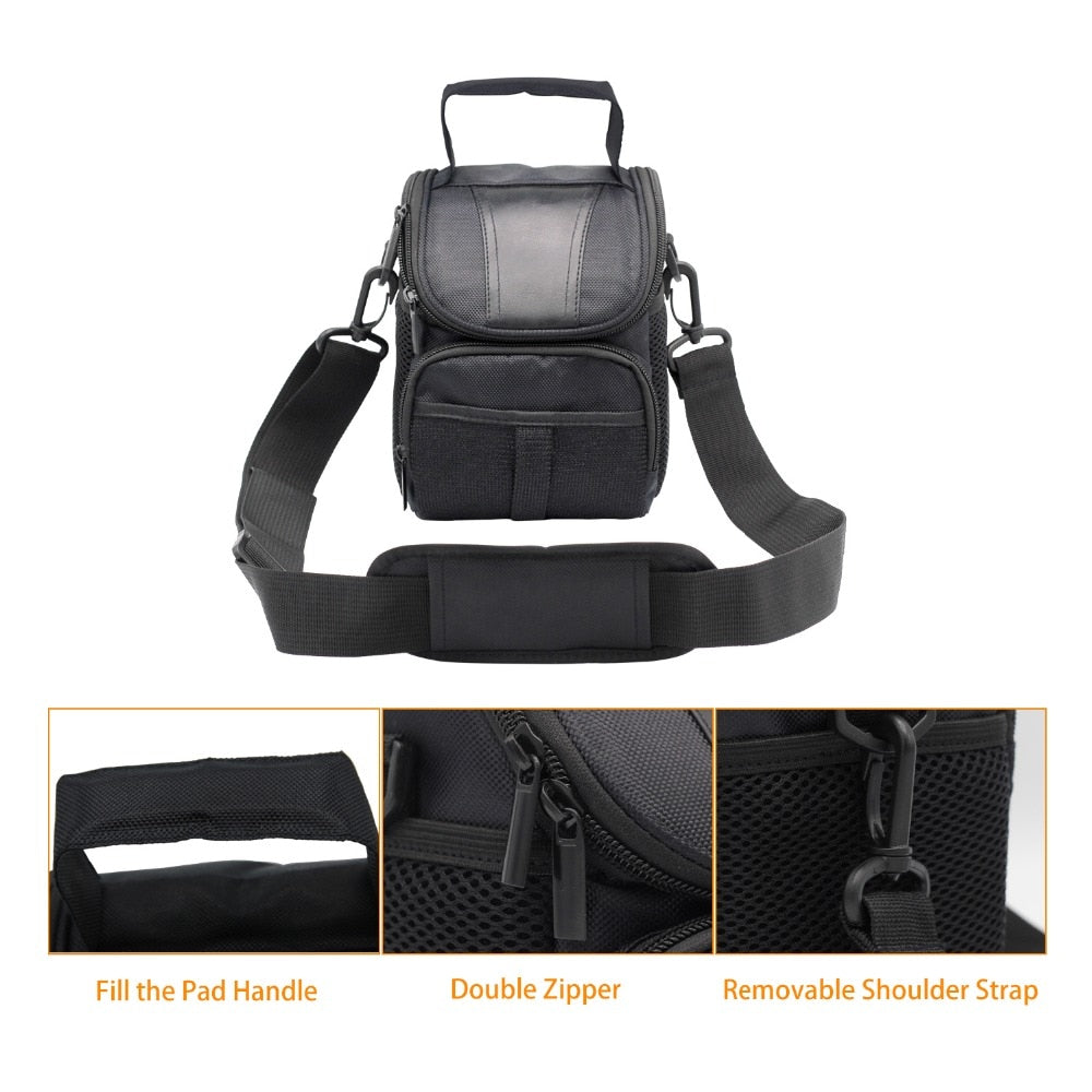 fosoto DSLR Camera Bag Case For Nikon D3400 D5500 D5300 D5200 D5100 D5000 D3200 for Canon EOS 750D 1100D 1200D 700D 600D 550D