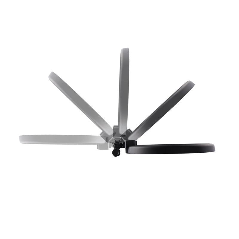 Fosoto RL-12 180 LED iluminación fotográfica CRI 83 + Color 5500K cámara regulable vídeo foto teléfono anillo lámpara de luz y soporte de trípode