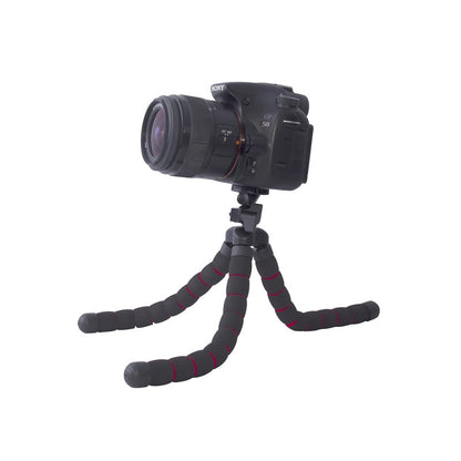 fosoto Medium Octopus Flexible Digital Camera Stand Gorillapod Monopod Mini Tripod with Holder for Gopro hero 2 4 3+ 3 and phone