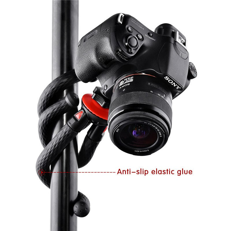 fosoto New Octopus Tripod Mini Flexible Digital Camera Waterproof Spider Tripods Stand For Phone Canon Nikon DSLR Camera & Gopro