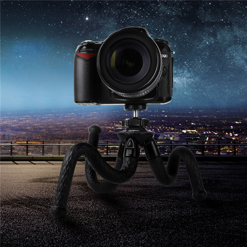 fosoto New Octopus Tripod Mini Flexible Digital Camera Waterproof Spider Tripods Stand For Phone Canon Nikon DSLR Camera & Gopro