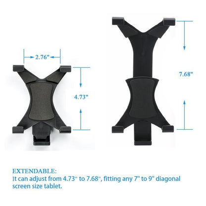 FOSOTO New Professional Camera Tripod Monopod Mount Holder Stand&Tablet Phone Holder 102cm for iPad mini 5 4 3 2 and smart phone